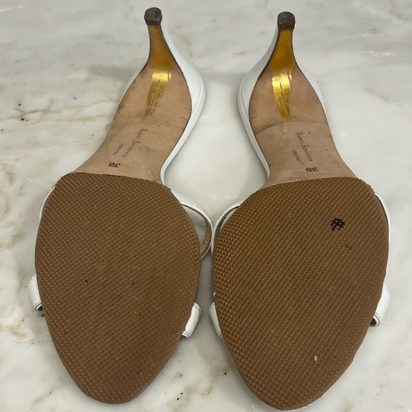 Rupert Sanderson white leather sandals - Picture 6 of 6